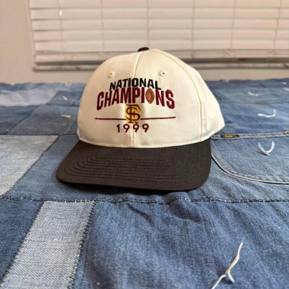 Florida State Seminoles 1999 National Champions white snapback hat